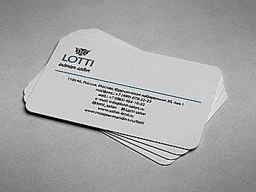 Дизайн визиток