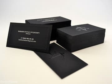 На черной бумаге